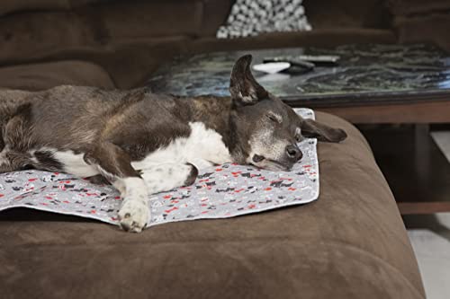 Caldwell's Potty Pads Washable Dog Pee Pads Reusable Puppy Pads Extra Absorbent Quilted Waterproof Whelping Training Kennel Crate Furniture Multi-Purpose Pet Pads Small To Extra Large (L) #TOP5