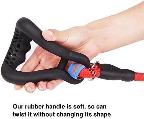 YIHATA Double Dog Leash,No-Tangle & Reflective at Night & Available Shock Absorbing Rubber Handle for Large Medium and Small Dogs