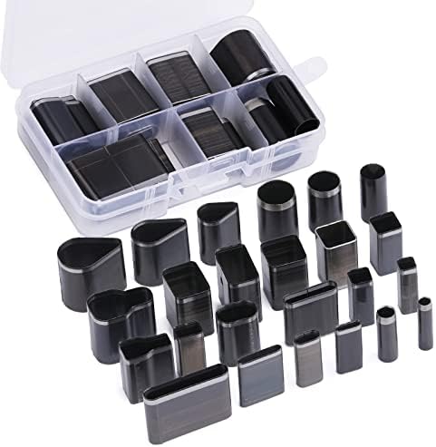24 Style Hollow Punch Cutter, One Hole Leather Cutting Tools With Box, Different Leather Shape Punch Tool Set