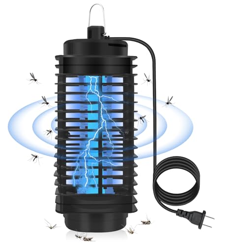 Insektenvernichter Elektrisch, Mückenfalle UV Mückenlampe mit Aufhängehaken,Keine Giftigen Chemikalien,Wasserdicht IPX4 Fliegenfalle Elektrisch Fliegenfänger,Insektenfalle für Innen und außen- Schwarz Insektenvernichter Elektrisch, Mückenfalle UV Mückenlampe mit Aufhängehaken,Keine Giftigen Chemikalien,Wasserdicht IPX4 Fliegenfalle Elektrisch Fliegenfänger,Insektenfalle für Innen und außen- Schwarz