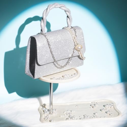Bolso de mano para mujer Larcenciel Evening Clutch con cadena miniatura 3