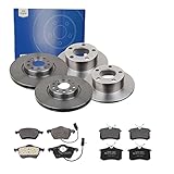 ATE 2 Bremsscheiben PowerDisc + Bremsbeläge VA + HA für Skoda Superb 1 3U4