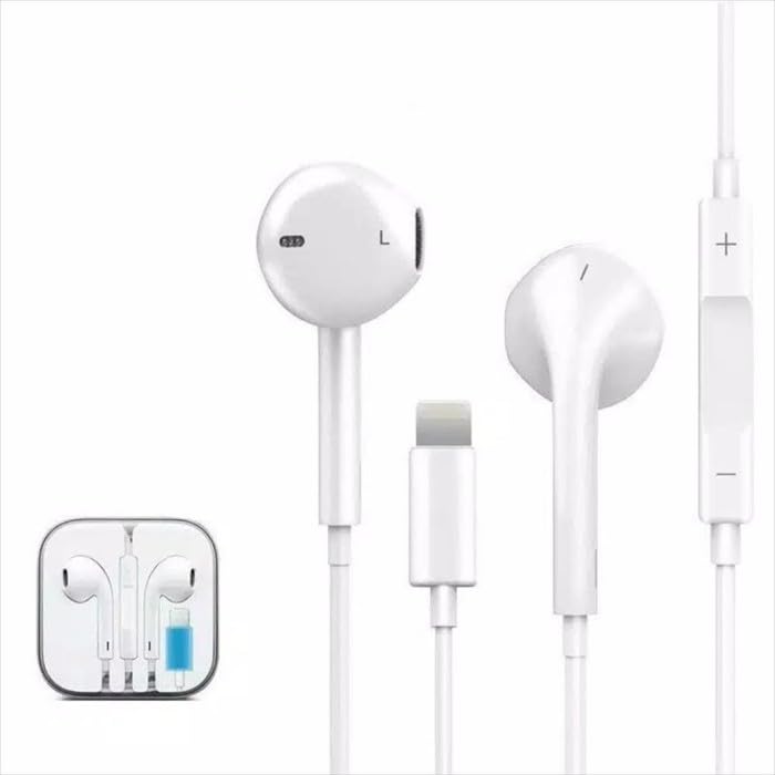 Wired Earphone Handsfree with Mic and Volume Controller Compatible with i-Phone 14/13/12/11 Pro Max Xs/XR/X/7/8 + (White, in The Ear) (B0CVBFK71S) Amazon Price History, Amazon Price Tracker