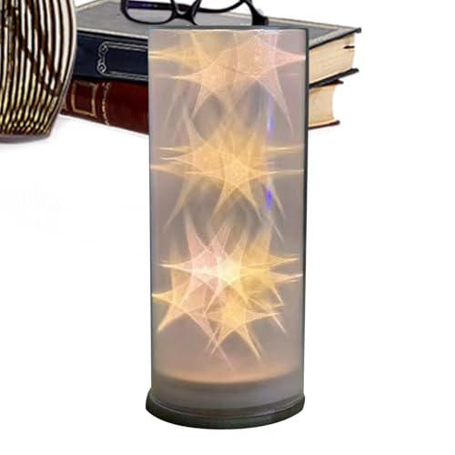 Genérico Lámpara Estrella – Iluminación de ambiente romántica en forma de estrella – Lámpara de dormitorio ambiente nocturno, oficina, dormitorio, mesa, cumpleaños, Navidad, vacaciones