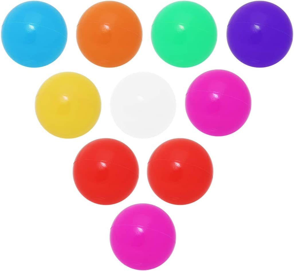 Amazon.co.jp: カラーボール 5.5cm カラフル おもちゃボール 10個入り