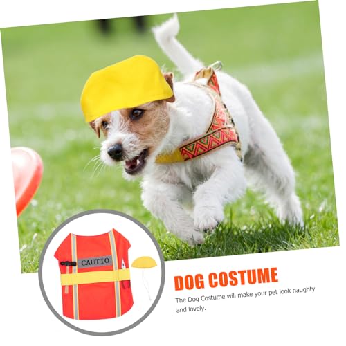 Disfraz de perro naranja Totority tamaño L miniatura 5