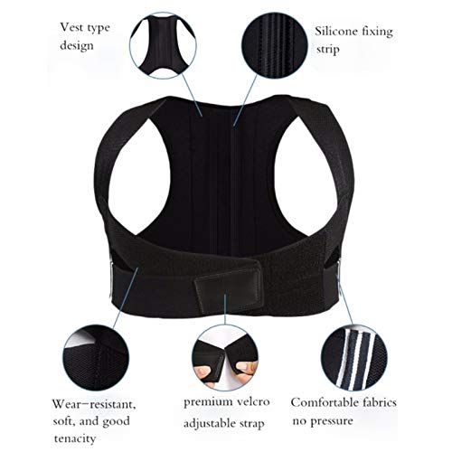 Ceinture correctrice de posture du dos et de la colonne vertébrale réglable pour adulte - 2