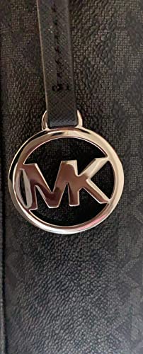 Michael Kors Jet Set Large Messenger Bag Crossbody Black Mk Signature #TOP4