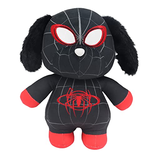Ubaywey Spider Felpa Perro Peluche Figuras de Animales de Peluche Merchandising Dibujos Animados Juego Juguetes Muñecas Peluche de Superhéroe Accesorios de Cosplay Regalos para Fanáticos Niños 25 CM Cover
