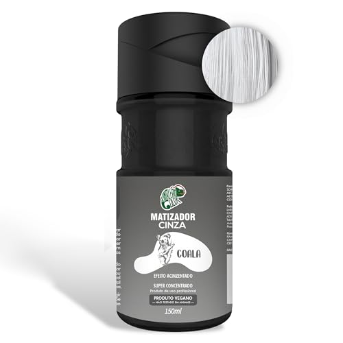 KAMALEÃO COLOR Matizador Cinza Coala - Neutralizador de Tons Levemente Amarelados - Efeito Acinzentado - Para Cabelos Grisalhos - 150ml