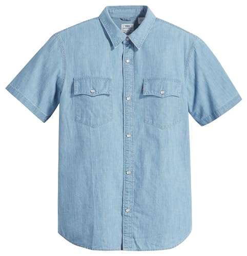 Levi's Herren Ss Relaxed Fit Western Hemd, New Hyde Chambray, S – Ansicht 5