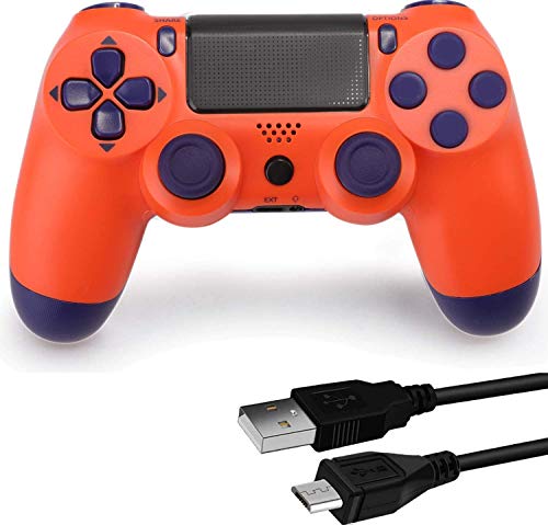 Controlador de jogo para PS4, controlador sem fio para Playstation 4 com joystick de jogo de vibraçã