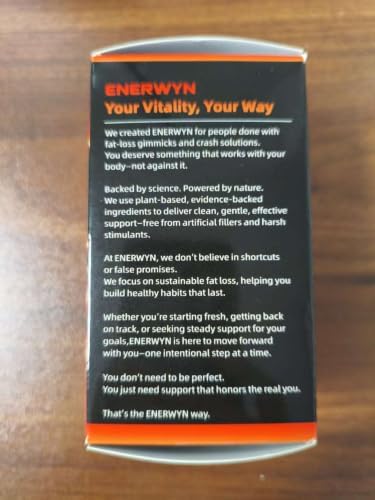 Enerwyn Metabolism & Energy Support, 60 Vegan Capsules - 1