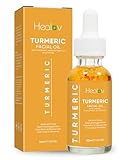 Turmeric Oil for Face & Body – All Natural Turmeric Skin Brightening Oil for Dark Spots – Cleanses Skin, Fights Acne, Evens Tone, Scars – Pure Turmeric Oil Skincare Treatment for All Skin Types