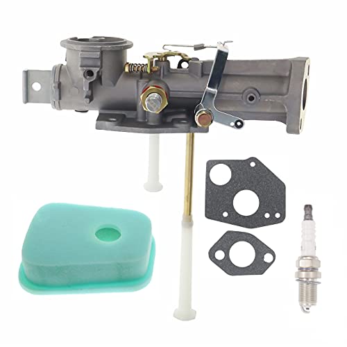 Hutdkte 299437 Carburetor & 27987S Air Filter Kit for 135200 130200 100200 100202 Series 4 Cycle Small Engine 297599