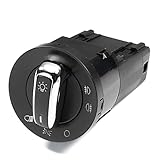 LOOYUAN Chrome Euro Headlight Switch For VW Golf GTI Jetta MK4 Beetle Passat B5 Bora