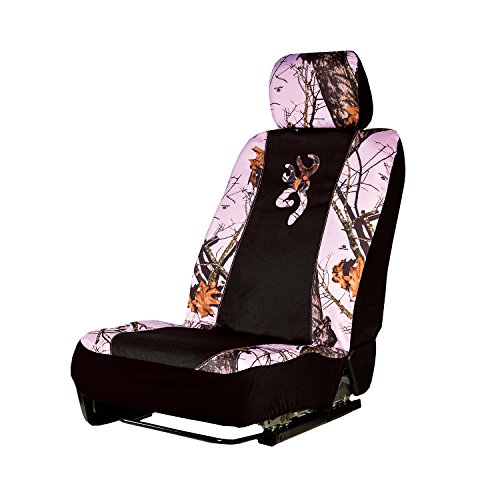 Browning Low-Back Seat Cover (Mossy Oak Pink Break-Up Camouflage, Sold Individually)