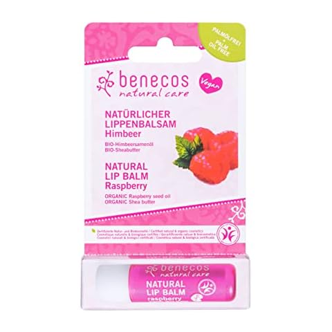 Benecos Organic Cosmetics - Lip Balm - Raspberry - vegan - 4,7g Cover