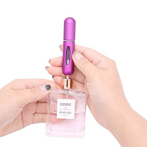 Amazon.com: XYZ 6 Pack 5ml Colorfull Mini Refillable Perfume