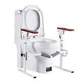 LIU UK Handrail Cuvette De Toilette Encadrement Barre D'Accessibilité Accessibilité Standard Seul Appareil De Support pour Aides pour Personnes âGéEs Femme Enceinte Et Personnes HandicapéEs