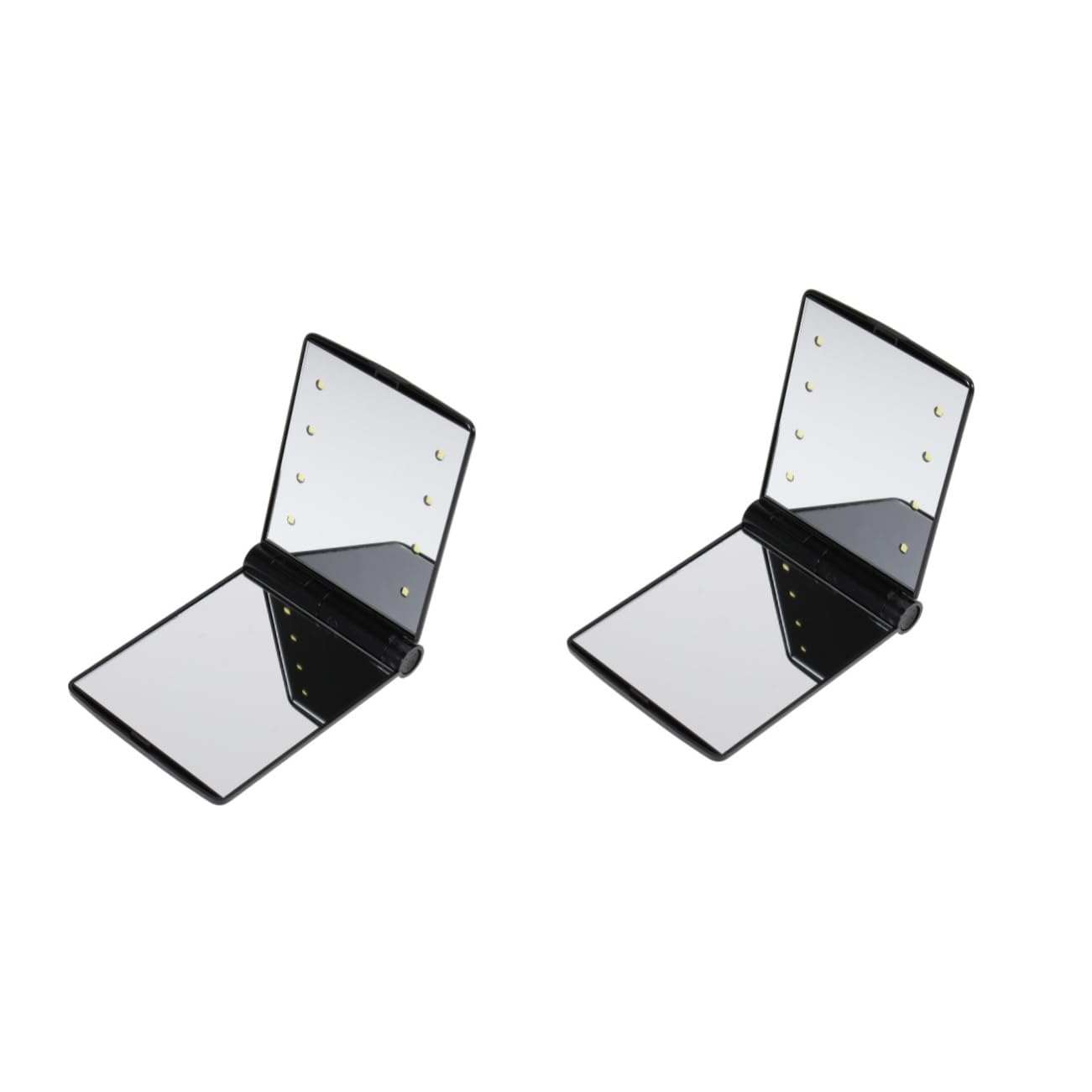 Miroir de maquillage portable à LED pour réussir vos retouches malgré l'obscurité en voyage
