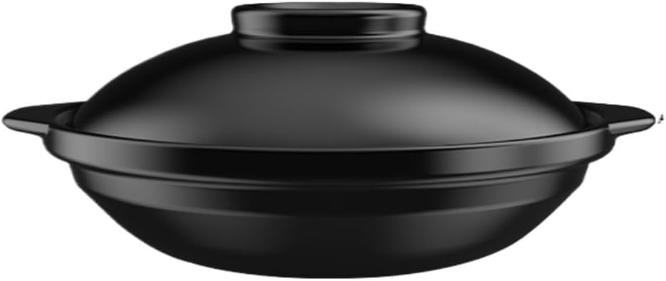 セラミックキャセロールポット、シチューポット、600～4000ml、浅型、空焚きしても割れにくい、業務用/家庭用、ガスコンロ専用、シ