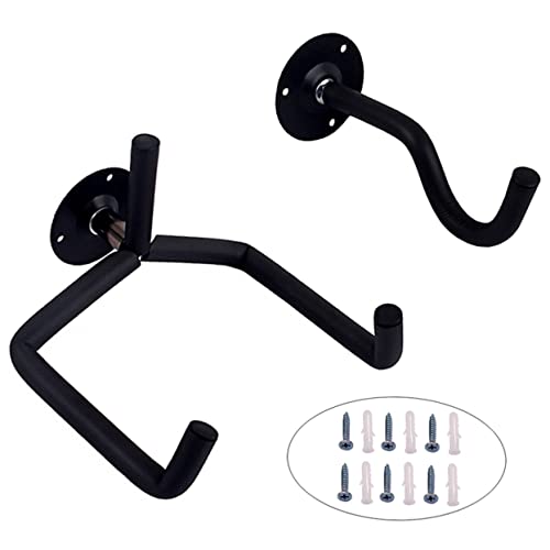 Milisten 4 Pçs O Suporte Para Guitarra Horizontal Ukulele Elétrico Seu Suporte De Metal Preto Parede