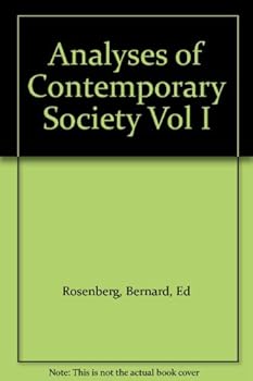 Analyses of Contemporary Society Vol I