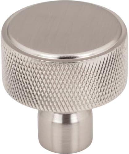 Top Knobs Garrison Knob 1 1/4 Inch Brushed Satin Nickel