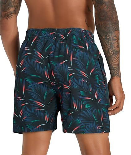 Image of APTRO Men's Swim Trunks with Compression Liner 5 Inch Bathing Suit Beach Swimsuits