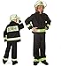 Produktbild KarnevalsTeufel Kinderkostüm "Feuerwehrmann schwarz" 2-tlg. Oberteil und Hose, Karneval, Fasching, Mottoparty (98)