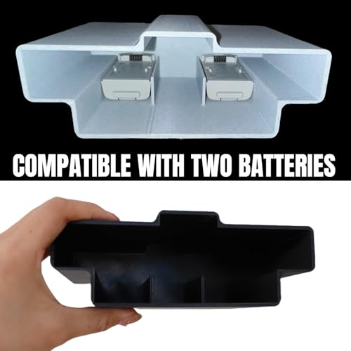 Image of TEYOUYI Portable Box for DJI and Battery Compatible with DJI Neo with two spare batteries Black