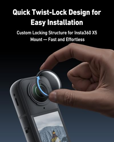 Protecteur d'objectif pour Insta360 X5 verre trempé accessoires caméra double