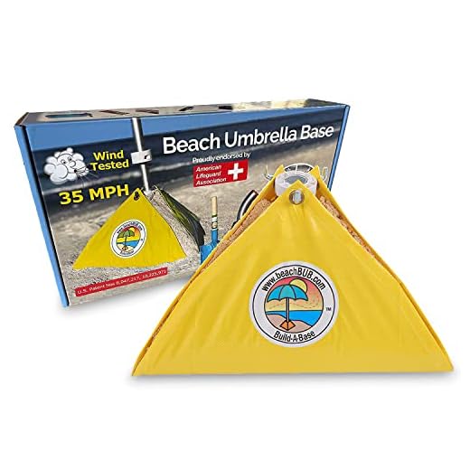 BEACHBUB Ultra The Patio Umbrella Base Made for The Beach DO NOT USE with A Screw Anchor