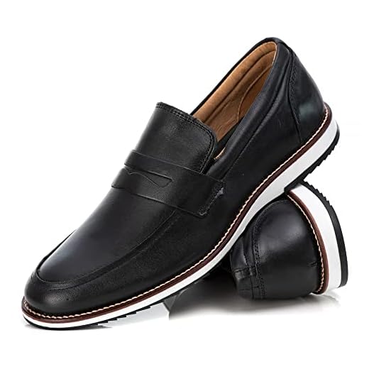 Sapato Iate Casual Masculino Brogue Premium Couro Confort Andora cor:Preto;Tamanho:41