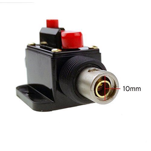 Image of ZOOKOTO 12V-24V DC 60A Car Audio Inline Circuit Breaker Reset Fuse Holders Inverter for Stereo Switch System Protection 60 Amp
