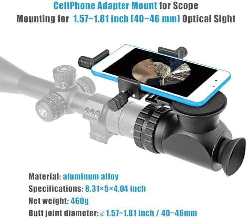 Forevercam Rifle Scope Phone Camera Mount Adapter for Smartphone Aluminum Rifle Scope Camera Mount for Smartphone Alternate view