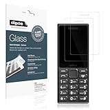 dipos I 2x Bildschirmschutz 9H klar kompatibel mit Nokia 105 4G 2024 Schutzfolie Anti-Shock Folie