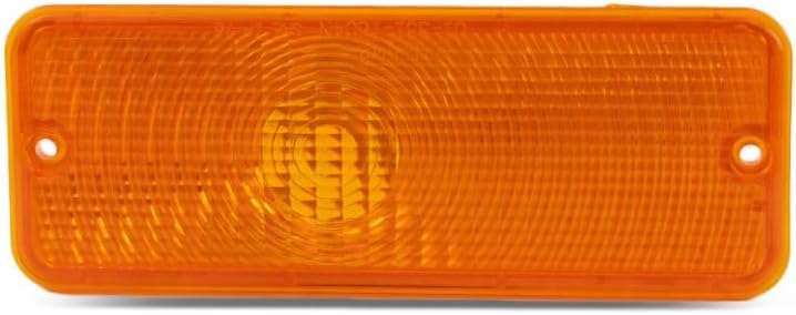 For Ford F-Pickup Parking Light Assembly Unit 1975 1976 1977 1978 Driver OR Passenger Side | Single Piece | Amber FO2520137 | D6TZ13200A, D5UZ-13200A
