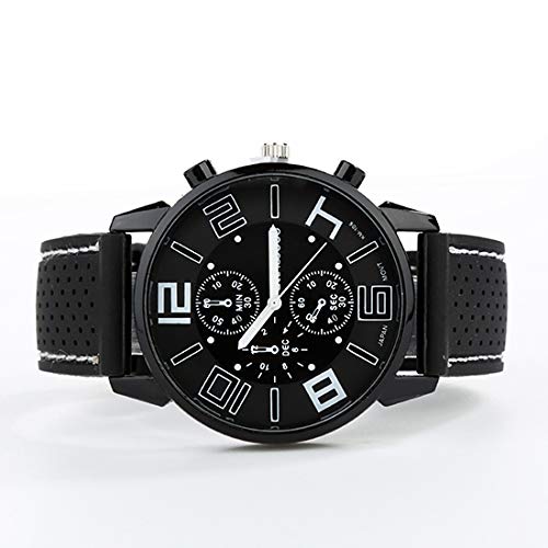 Fridg Frigidssm Mens Womens Watch Unisex Simple Sports Watch, Casual Silicone Strap Analog Japan Quartz Waterproof Wrist Watches Nice Blue #TOP4