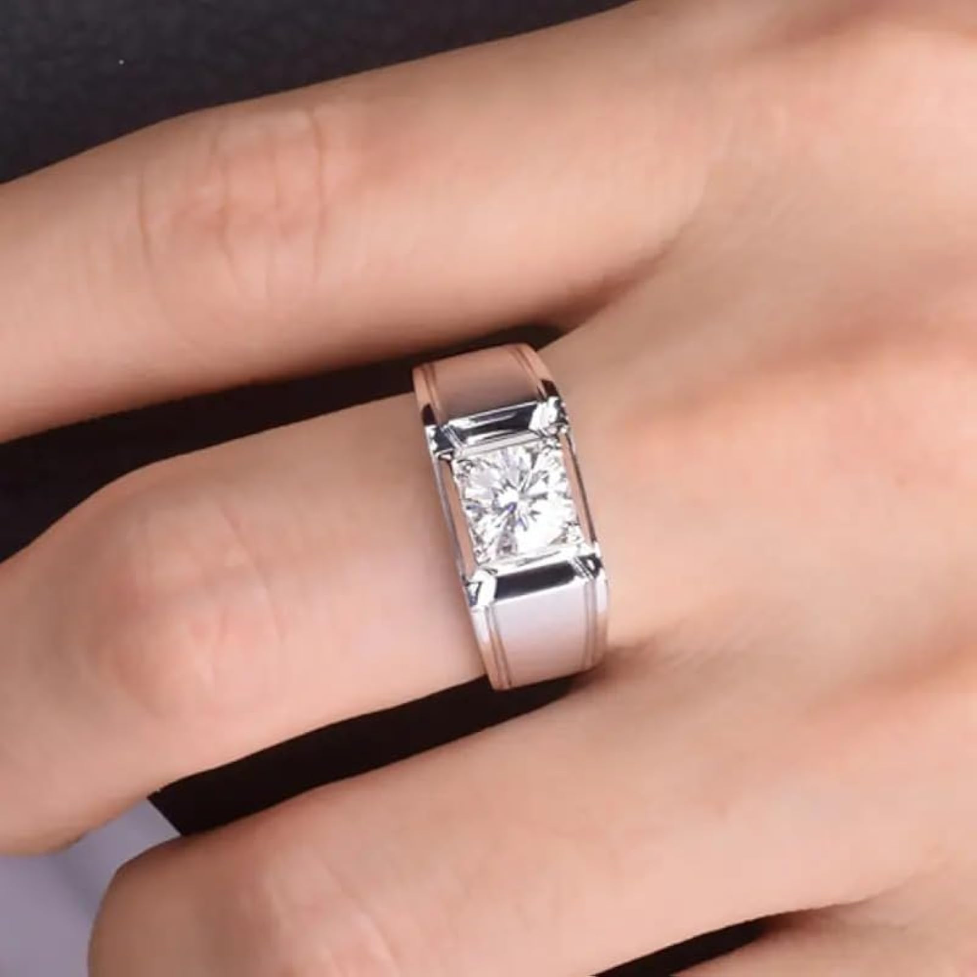 Men's Trendy Moissanite Ring Collection