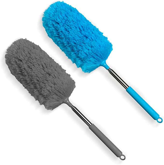 WANOTTA Microfiber Duster for Cleaning Mini Extendable Broom, Handheld Washable Reusable Hand Dusting Brush for Car Interior and Home Cleaning (MULTICOLOUR)(PACK of 2) (B0BVWJ82L3) Amazon Price History, Amazon Price Tracker