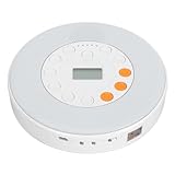 1 Lecteur CD Portable, Lecteur de Musique CD Rechargeable avec Fonction Anti-Saut, Haut-parleurs Intégrés, Durée de Lecture de 5 Heures, Prend en Les CD CD-RW MP3