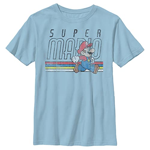 Nintendo NNTD0500-40001001 Boy'S Throwback Mario T-Shirt cover