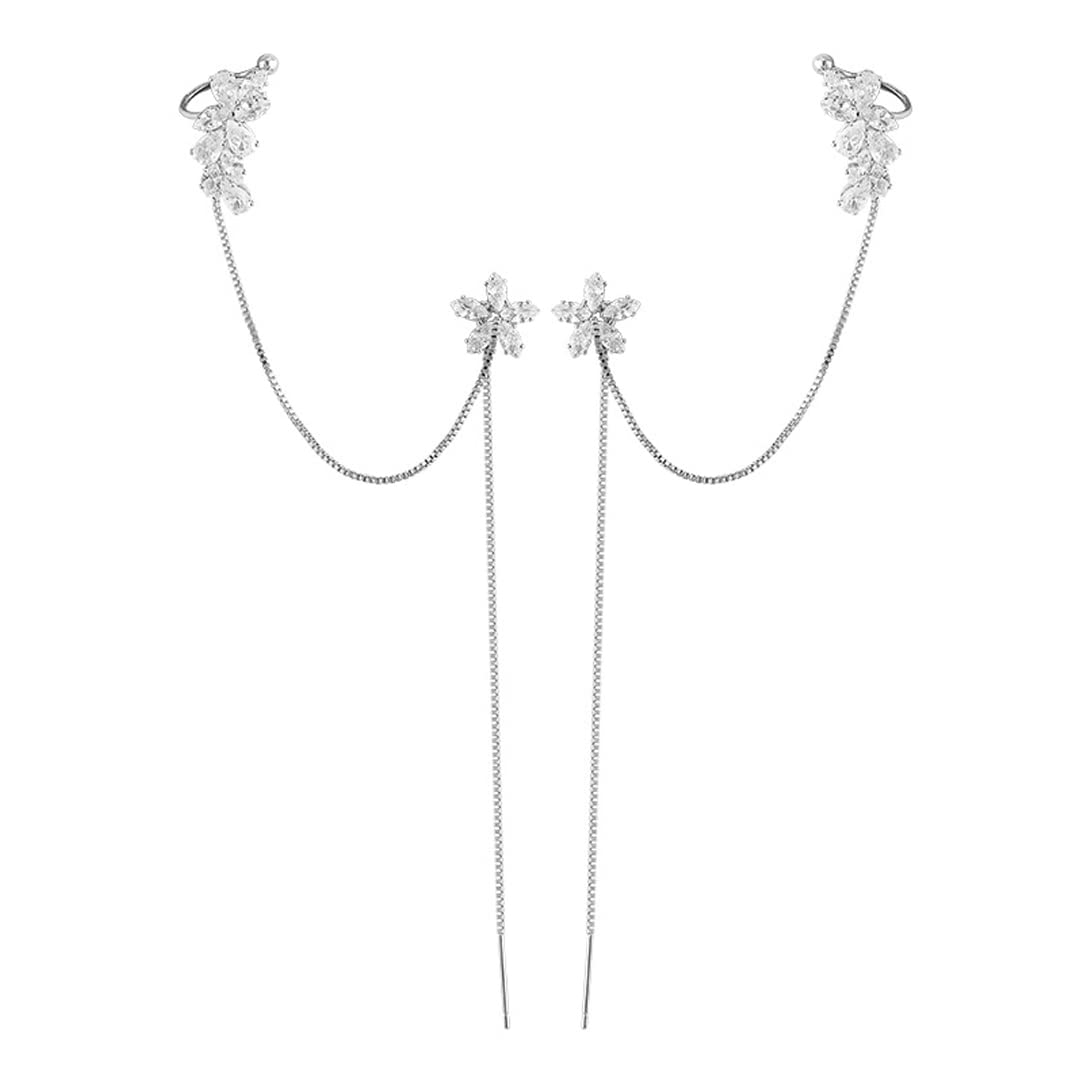 See full amazon price history chart for Vembley Korean Floral Ear Cuff Chain Tassel Threader Earrings For Girls And Women Vembley Korean Floral Ear Cuff Chain Tassel Threader Earrings For Girls And Women (B0BL3YC8HL) Amazon Price History, Amazon Price Tracker