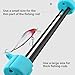 ishing Rod Hook Keeper – Blue Silicone 2-Pack Hook Clip & Rod Strap for 0.16