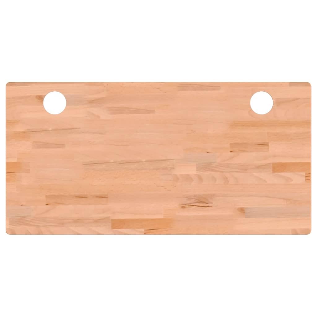 Akcesoria do mebli do biura domowego, części i akcesoria biurkowe, blat biurka 110 x 55 x 2,5 cm lite drewno bukowe