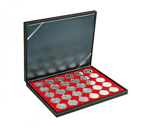 Coffret numismatique NERA XM pour 15 monnaies de collection Allemagne 10 Euro avec anneau polymère sous