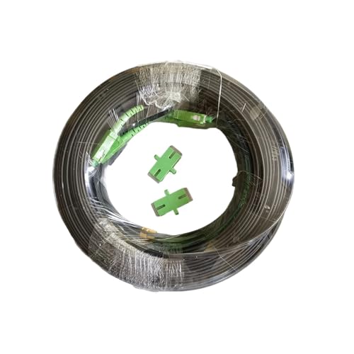 Cordon fibre optique monomode extérieur double cœur pour connecter votre bureau de jardin