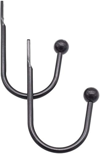 OYYMTE 2 stücke Schlafzimmer Stilvolle Wohnkultur Living OM Hotel Ridnback Haken U förmig Drapieraufhänger Halter Wandmontierter Fenster Raffhalter Cover